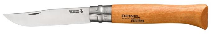 Opinel 27. No.12 RVS Carbone zakmes – Beukenhout - Afbeelding 2