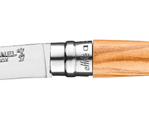 Opinel 18. N08, Opinel Effilé, RVS/olijf, doos