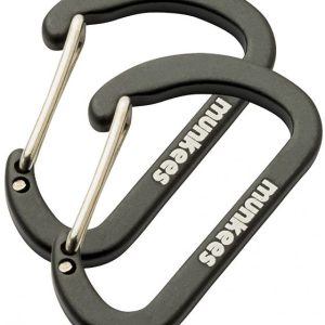 Munkees Flat Wiregate Carabiner 2 stuks