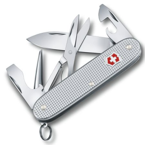 56. Victorinox, PioneerX, 9funct, zilver alox, blister zakmes