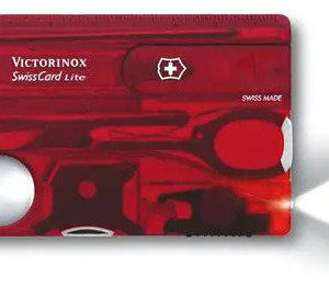 Victorinox SwissCard Lite transp.rood 13 functions