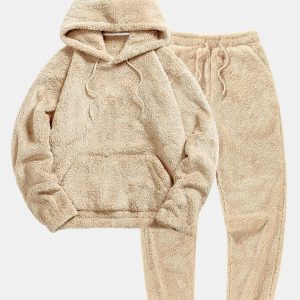 Hoodie en jogger broek van zachte stof