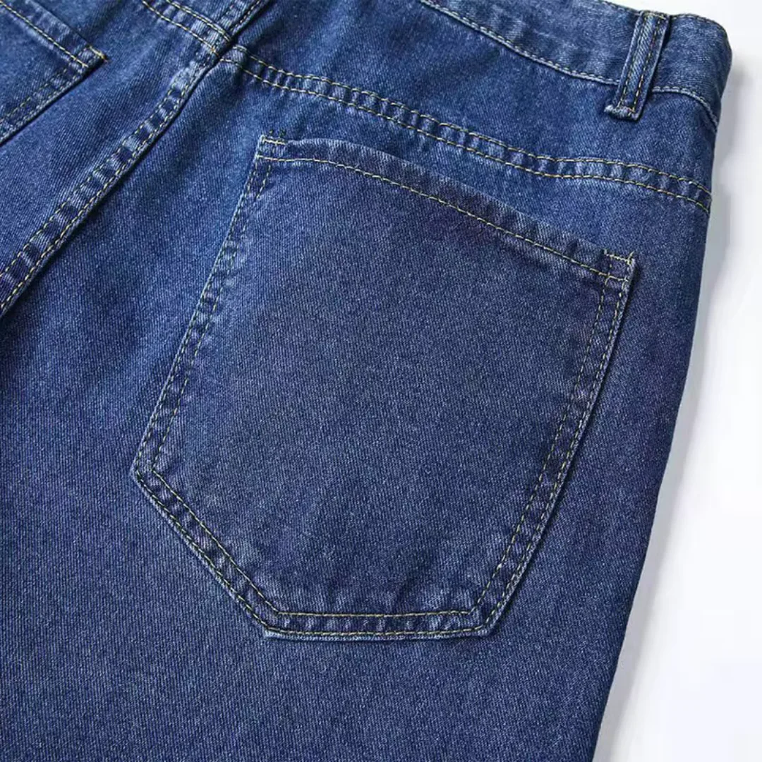 Casual heren jeans met lichte wassing - Afbeelding 5