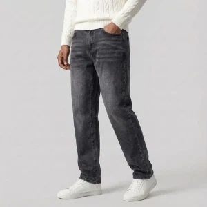Jeans met regular fit en vijf-pocket stijl