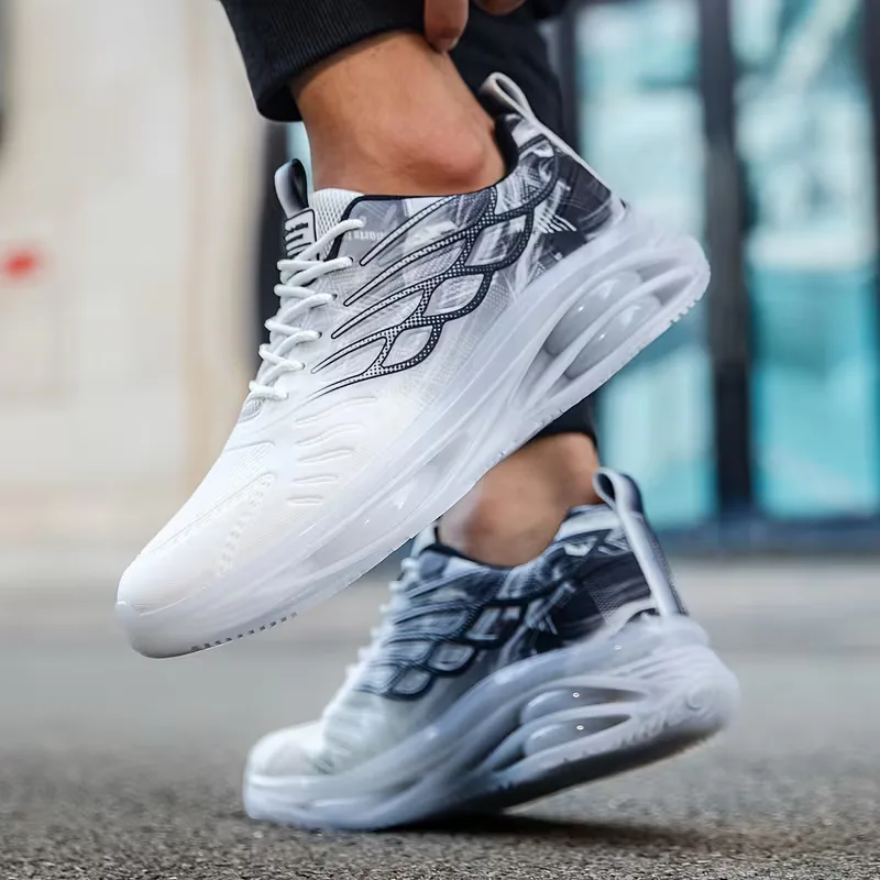 Lichte sneakers met vetersluiting voor outdoor activiteiten - Afbeelding 4