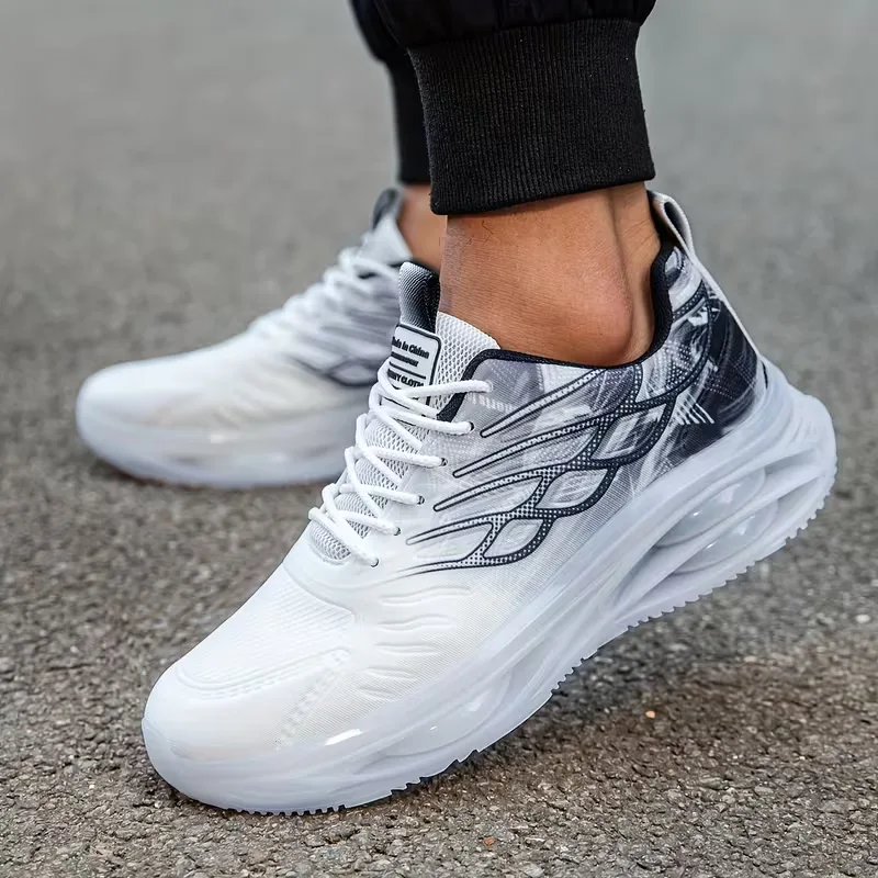 Lichte sneakers met vetersluiting voor outdoor activiteiten - Afbeelding 3