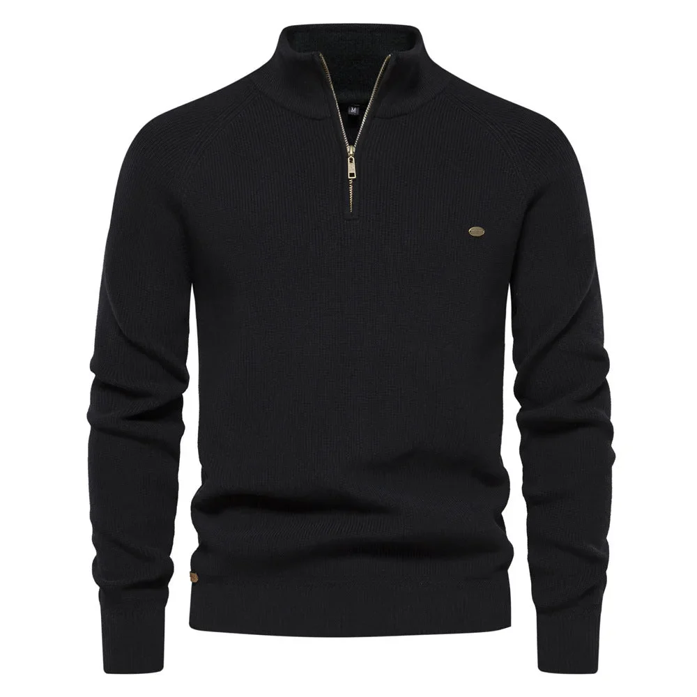 Hugo Luxe half zip trui met opstaande kraag - Afbeelding 7