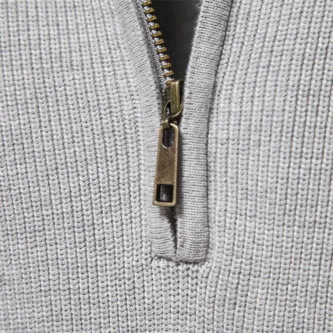 Hugo Luxe half zip trui met opstaande kraag - Afbeelding 4