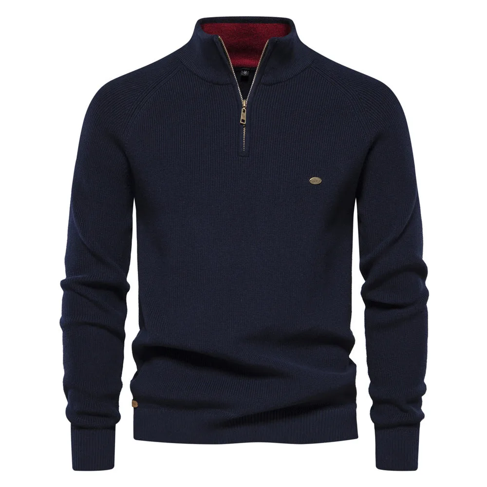Hugo Luxe half zip trui met opstaande kraag - Afbeelding 6
