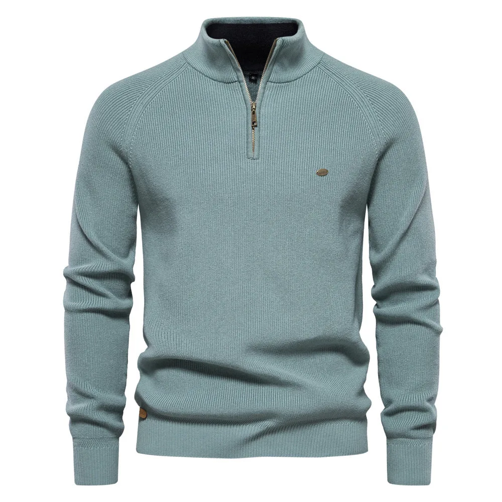 Hugo Luxe half zip trui met opstaande kraag - Afbeelding 9