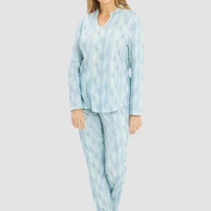 Rösch Damespyjama met Zackenpatroon – 1253610