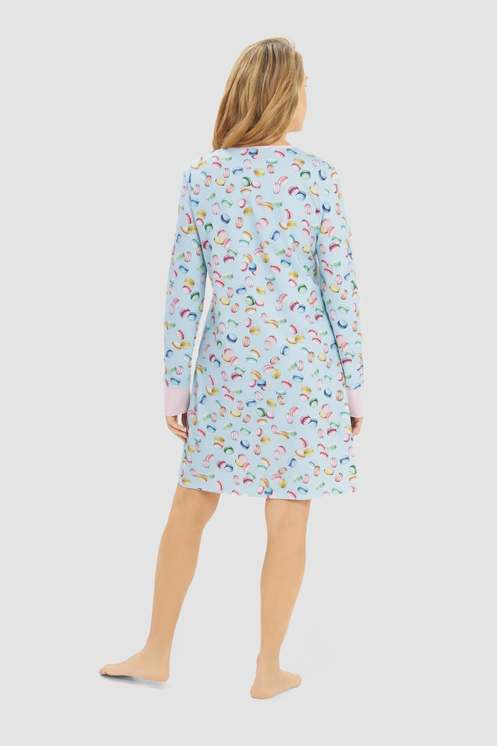 Rösch Nachthemd met Macaron-Alloverprint – 1253567 - Afbeelding 3
