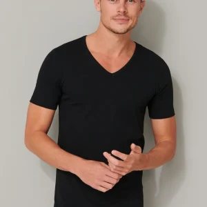173982 Schiesser 95/5 2-pack t-shirts met v-hals