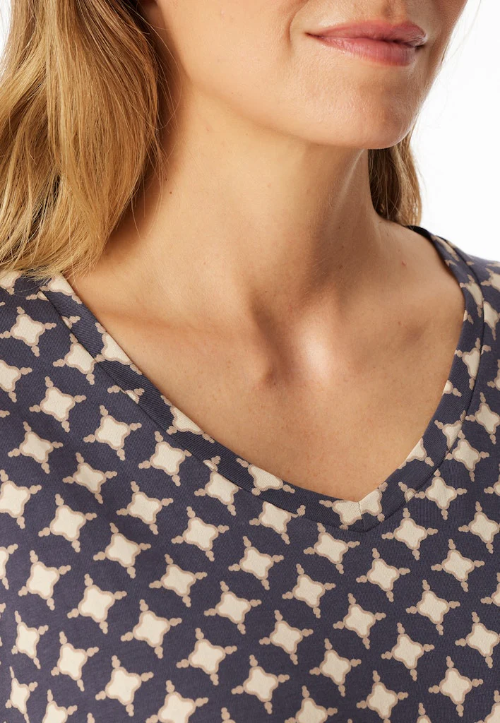 Schiesser - Nachthemd - donkergrijs - 181985-207 - Afbeelding 6