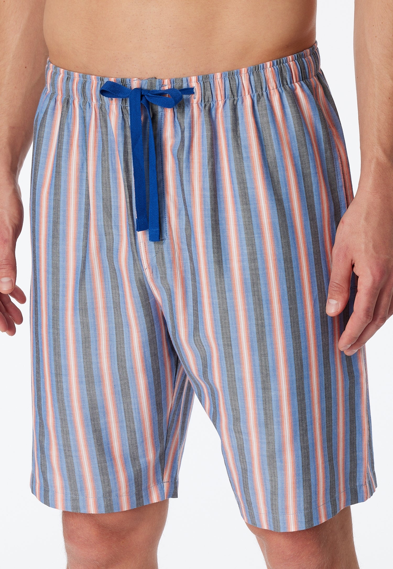 180291-526 Schiesser Mix & Relax geweven lounge/pyjama bermuda - Afbeelding 2