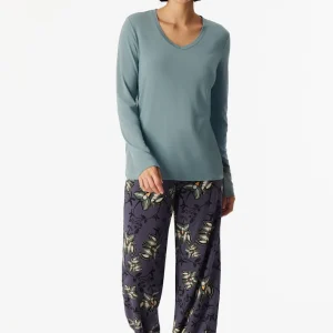 Schiesser  - Shirt 1/1 - mineral groen - 182101-709