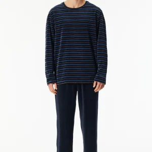 Schiesser  - Pyjama Lang - nightblue - 182023-804