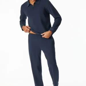 Schiesser - Lange broek - nightblue - 183112-804