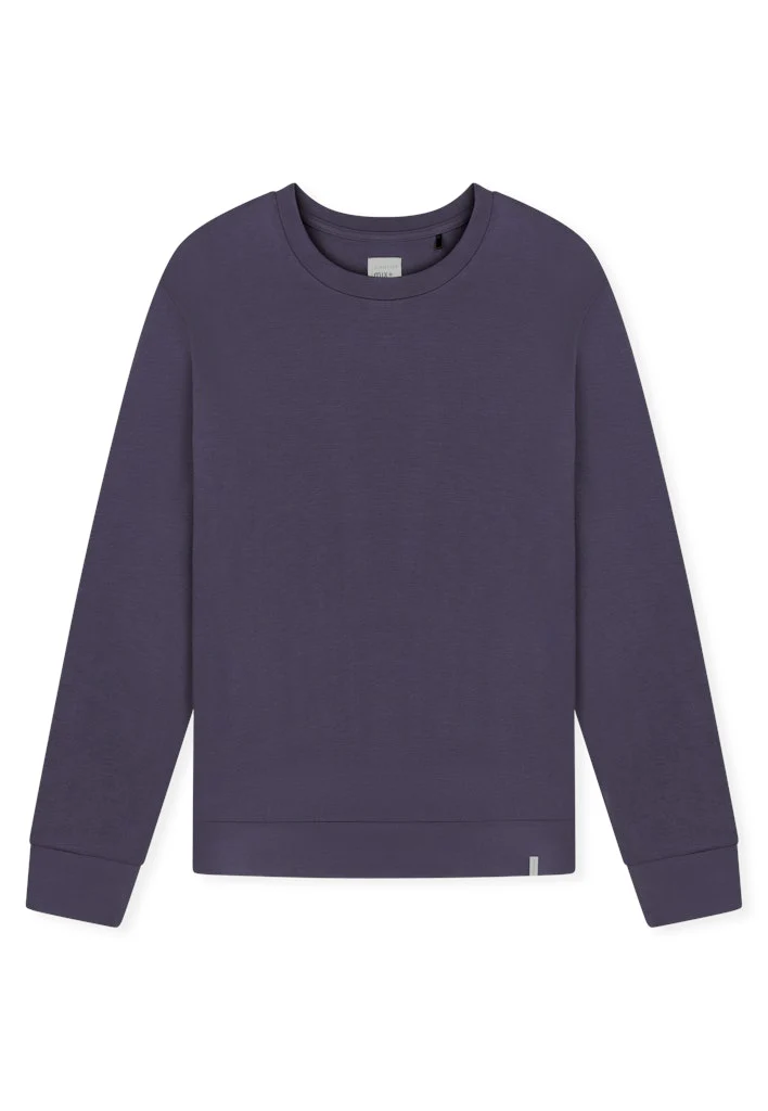 Schiesser - Sweatshhirt - donkerblauw - 183081-824 - Afbeelding 4