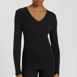 Hanro Long Sleeve Shirt _WOOLEN SILK 071418