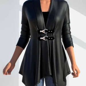 Artistieke jas met lange mouwen