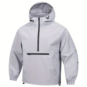 Cas | Casual sportjack met capuchon en lange mouw