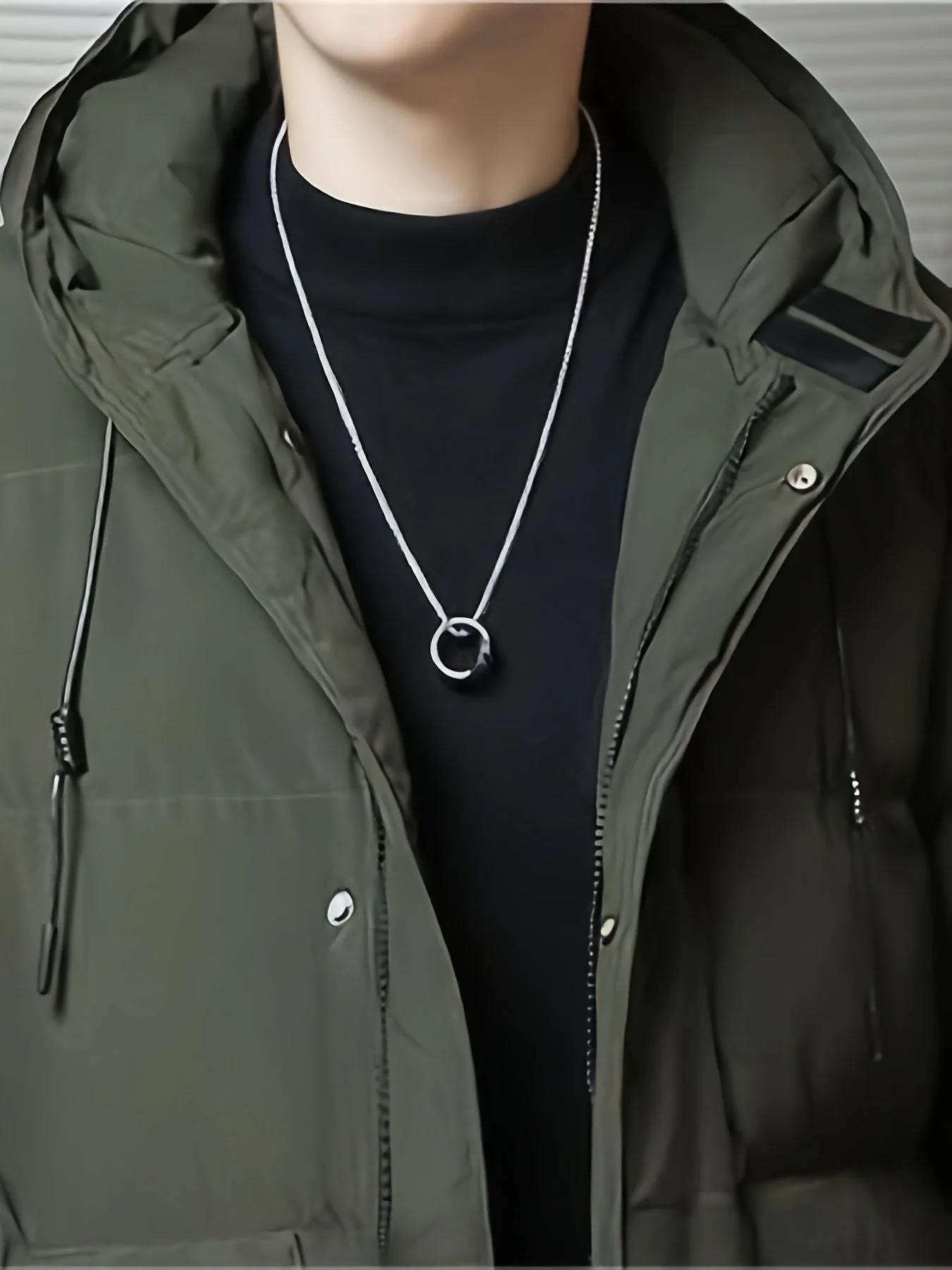 Cas | Warme dikke gewatteerde winterjas voor heren - Afbeelding 8