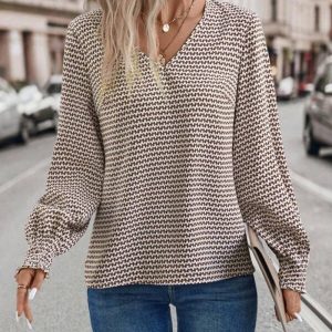 Elegante Blouse met V-hals