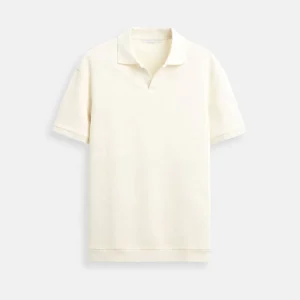 Emil | Polo T-shirt met structuur