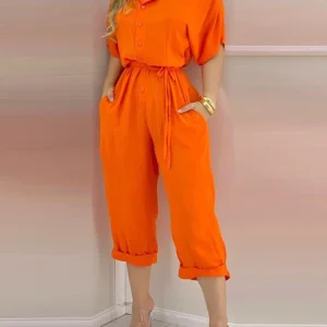 Emma | Oranje jumpsuit