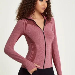 Esmée | Sportief track jacket met lange mouw en volledige rits in zwart