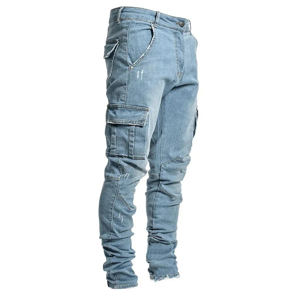 Fernand | Heren Denim Cargo Broek - Afbeelding 3