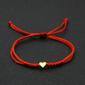 Fleur | Feestelijke gevlochten hartvormige armband