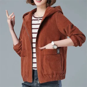 Fleur | Oversized corduroy jas