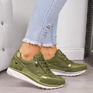 Jade | Ademend en comfortabele rits sneakers voor dames