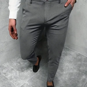 Jasper | Effenkleurige herenbroek voor casual zakenreizen