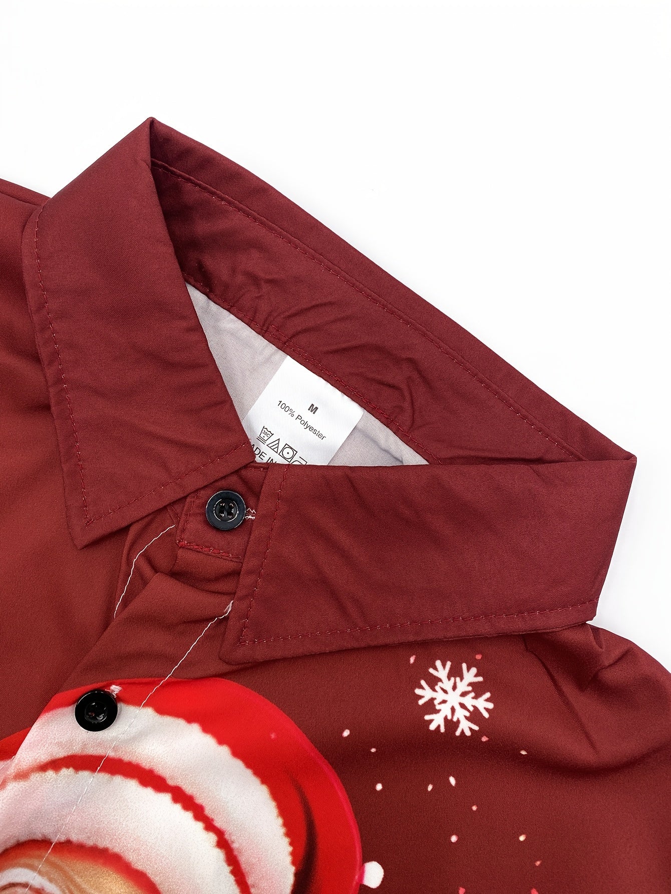 Joris | Casual kerstman overhemd met lange mouwen - Afbeelding 4