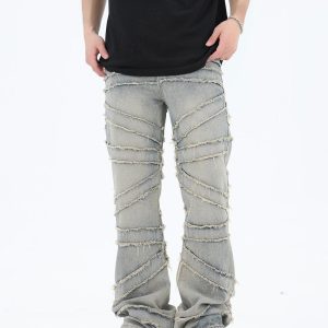 Keyn | Jeans met franjes voor heren