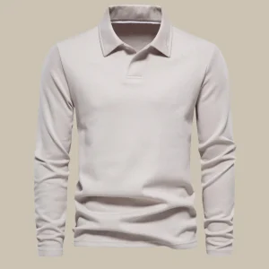 Lars | Stijlvolle lange mouw polo voor heren