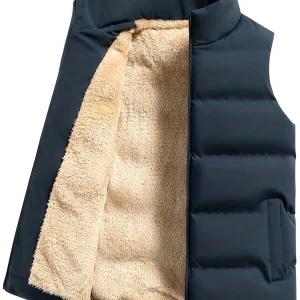 Lars | Warme fleece wintervest heren