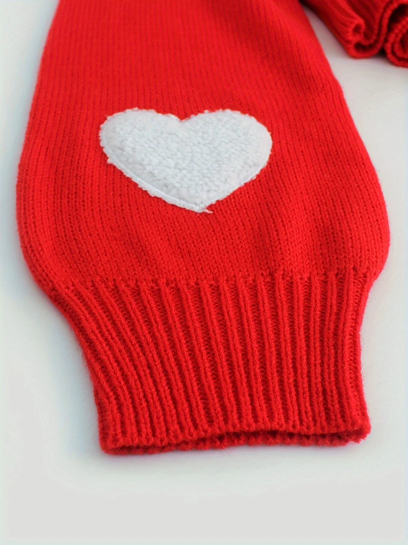 Lotte | Vest met hartjespatroon en open voorkant - Afbeelding 6