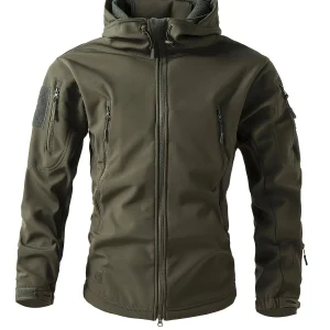 Lucas | Warm fleece herenjack met capuchon