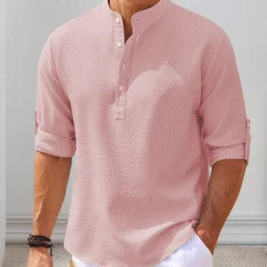 Marcus V | Effen heren casual overhemd