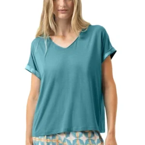 Mey T-shirt teal dream Lovestory Dames