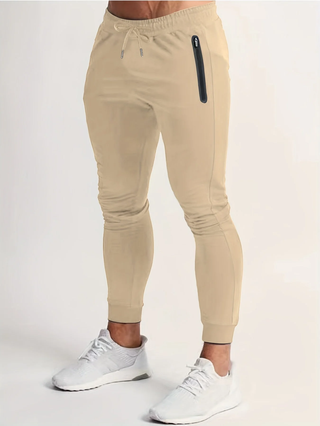 Niels | Sportieve herenbroek met ritssluiting zakken - Afbeelding 7