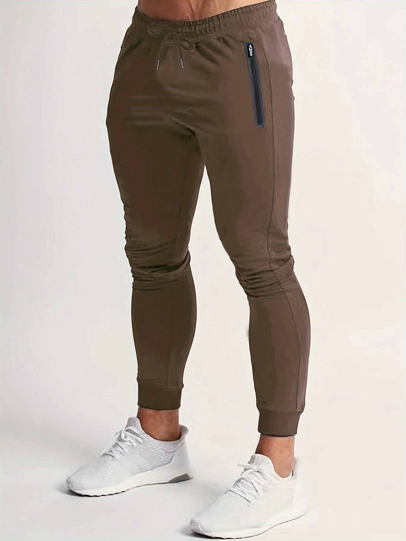 Niels | Sportieve herenbroek met ritssluiting zakken - Afbeelding 9