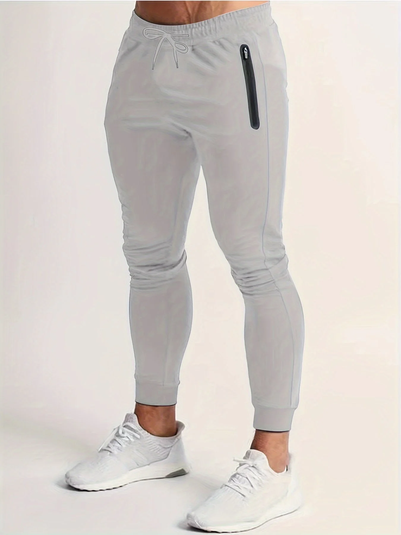 Niels | Sportieve herenbroek met ritssluiting zakken - Afbeelding 4