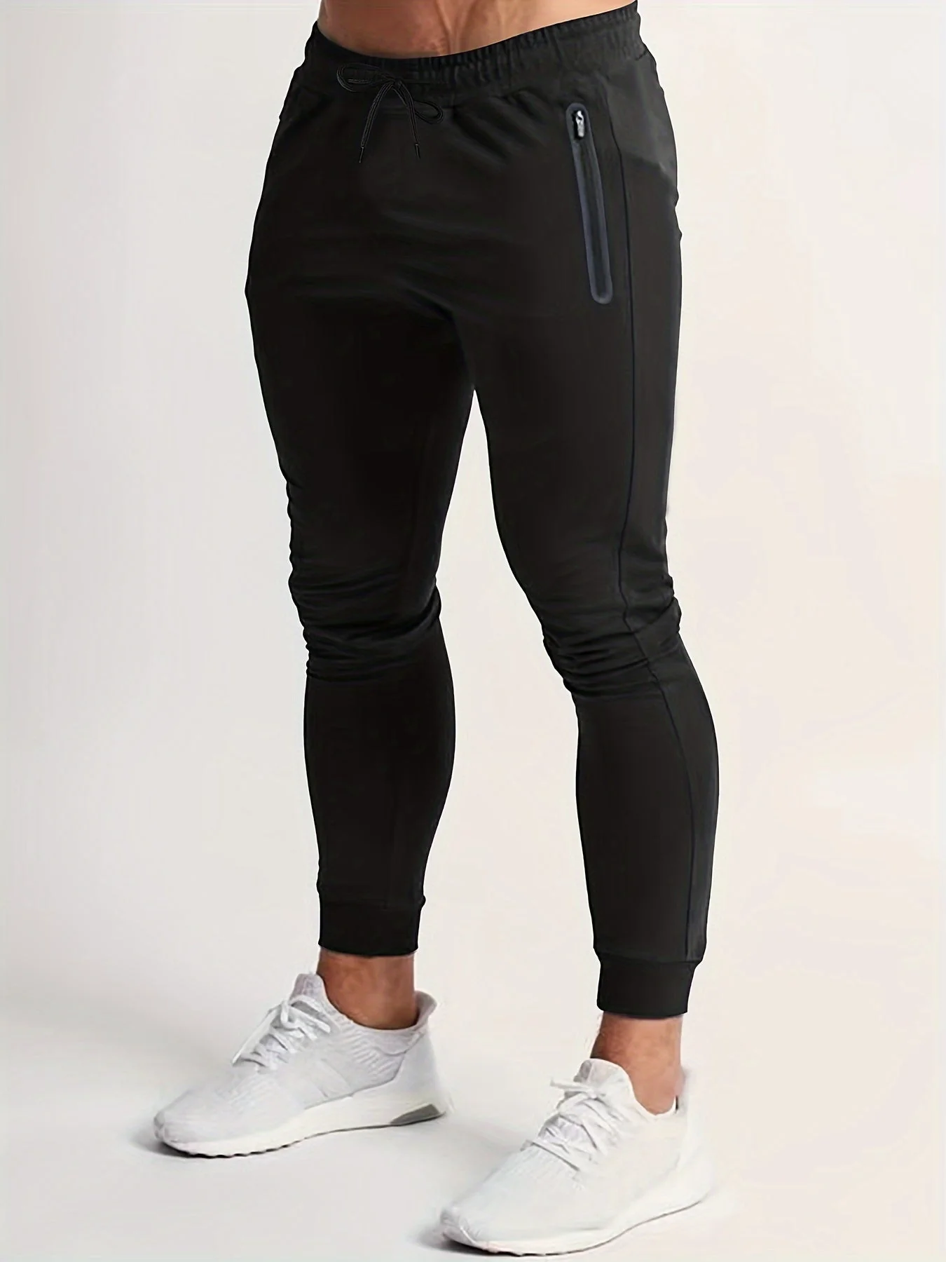 Niels | Sportieve herenbroek met ritssluiting zakken - Afbeelding 3