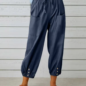 Nina | Losse broek met hoge taille