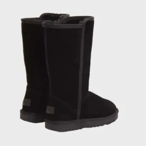 Nina | Warme en waterdichte suède sheepskin laarzen met ritssluiting